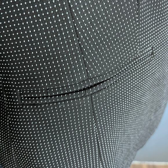 Talbots Tiny Polka Dot Blazer 8 Career Quiet Luxury Old Money Preppy Theater - Picture 5 of 6